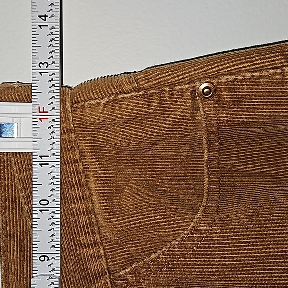El Paso Jeans Corduroy Brown Pants Size 2 - Picture 5 of 7